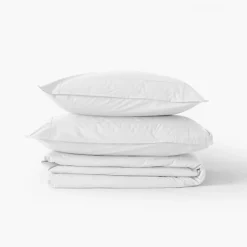 Taies De Traversin|Carré Blanc Taie de traversin percale de coton Neo blanc