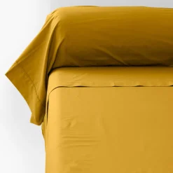 Taies De Traversin|Carré Blanc Taie de traversin percale de coton Neo curry