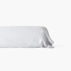 Taies De Traversin|Carré Blanc Taie de traversin satin de coton Equinoxe