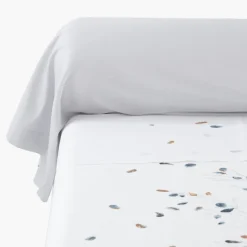 Taies De Traversin|Carré Blanc Taie de traversin satin de coton Equinoxe