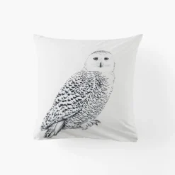 Taies D'oreiller|Nouveautés Bébénew|Carré Blanc Taie d'oreiller carrée coton Harfang
