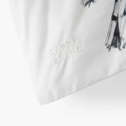 Taies D'oreiller|Nouveautés Bébénew|Carré Blanc Taie d'oreiller carrée coton Harfang