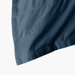 Taies D’oreiller|Carré Blanc Taie d'oreiller carrée coton Neo Bleu prusse