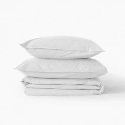 Taies D’oreiller|Carré Blanc Taie d'oreiller carrée coton Neo blanc
