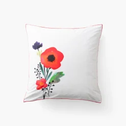 Coffrets Cadeaux|Taies D’oreiller|Carré Blanc Taie d'oreiller carrée coton Rosella