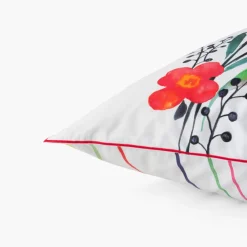 Coffrets Cadeaux|Taies D’oreiller|Carré Blanc Taie d'oreiller carrée coton Rosella