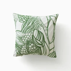 Taies D’oreiller|Carré Blanc Taie d'oreiller carrée percale de coton bio Canopée