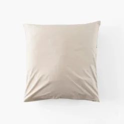 Taies D’oreiller|Carré Blanc Taie d'oreiller carrée percale de coton Neo ficelle floral