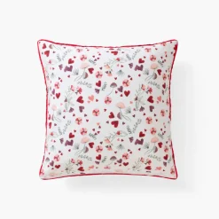Linge De Litbio|Taies D'oreiller|Carré Blanc Taie d'oreiller carrée pur coton bio Mes Rêves