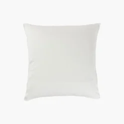 Taies D’oreiller|Carré Blanc Taie d'oreiller carrée satin de coton Pampa II