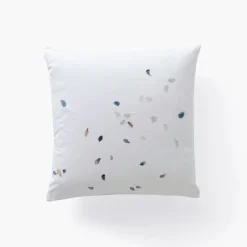 Taies D’oreiller|Carré Blanc Taie d'oreiller carrée satin de coton Equinoxe