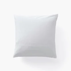 Taies D’oreiller|Carré Blanc Taie d'oreiller carrée satin de coton Equinoxe