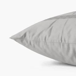 Coffrets Cadeaux|Taies D’oreiller|Carré Blanc Taie d'oreiller carrée satin de coton Titane