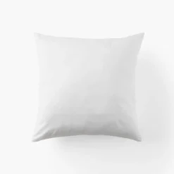 Taies D’oreiller|Carré Blanc Taie d'oreiller carrée satin de coton Mon Ange