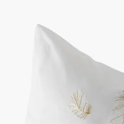 Taies D’oreiller|Carré Blanc Taie d'oreiller carrée satin de coton Mon Ange