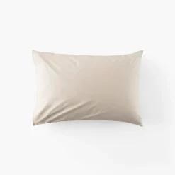 Taies D’oreiller|Carré Blanc Taie d'oreiller rectangulaire percale de coton Neo ficelle floral