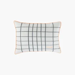 Taies D’oreiller|Carré Blanc Taie d'oreiller rectangulaire percale de coton Palmarès - Roland-Garros 2022