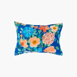 Taies D’oreiller|Carré Blanc Taie d'oreiller rectangulaire pur coton Mijas