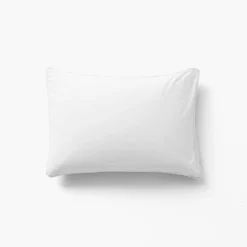Taies D'oreiller|Taies D’oreiller|Carré Blanc Taie d'oreiller rectangulaire en pur coton lavé biologique Souffle blanc