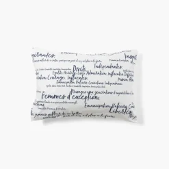Taies D’oreiller|Carré Blanc Taie d'oreiller rectangulaire percale de coton Simones