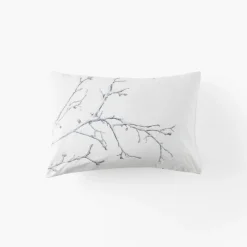 Taies D'oreiller|Nouveautés Bébénew|Carré Blanc Taie d'oreiller rectangulaire coton Harfang