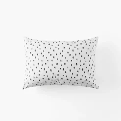 Taies D'oreiller|Nouveautés Bébénew|Carré Blanc Taie d'oreiller rectangulaire coton Harfang