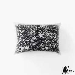 Coffrets Cadeaux|Taies D’oreiller|Carré Blanc Taie d'oreiller rectangulaire coton Jakè x