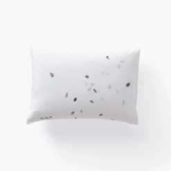 Taies D’oreiller|Carré Blanc Taie d'oreiller rectangulaire satin de coton Equinoxe