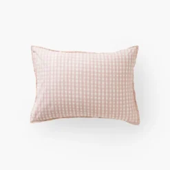 Linge De Litbio|Taies D'oreiller|Carré Blanc Taie d'oreiller rectangulaire pur coton bio Rêve d'or