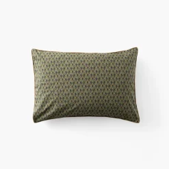 Taies D’oreiller|Carré Blanc Taie d'oreiller rectangulaire coton Silvalys