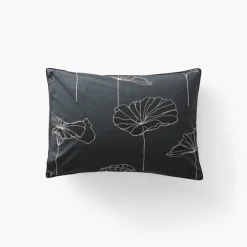 Taies D’oreiller|Carré Blanc Taie d'oreiller rectangulaire coton Lotus