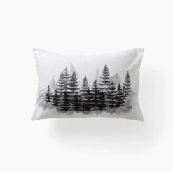 Taies D'oreiller|Taies D’oreiller|Carré Blanc Taie d'oreiller rectangulaire percale de coton Elaphe