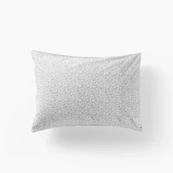 Taies D’oreiller|Carré Blanc Taie d'oreiller rectangulaire percale de coton Eloges