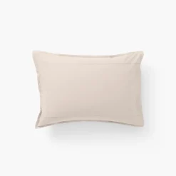 Taies D’oreiller|Carré Blanc Taie d'oreiller rectangulaire percale de coton Neo ficelle