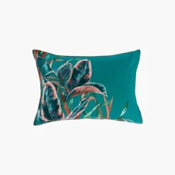 Taies D’oreiller|Carré Blanc Taie d'oreiller rectangulaire réversible percale de coton Calathéa