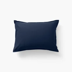 Taies D’oreiller|Carré Blanc Taie d'oreiller rectangulaire coton Neo marine