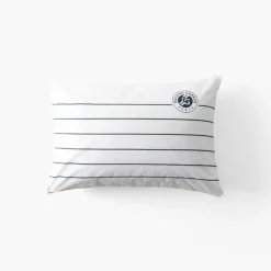Coffrets Cadeaux|Roland-garroscollab|Carré Blanc Taie d'oreiller rectangulaire coton Roland Garros 2024 Ace