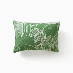 Taies D’oreiller|Carré Blanc Taie d'oreiller rectangulaire percale de coton bio Canopée