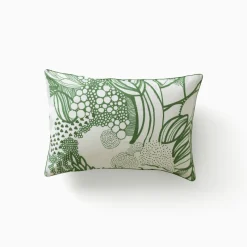 Taies D’oreiller|Carré Blanc Taie d'oreiller rectangulaire percale de coton bio Canopée