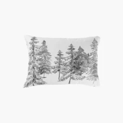 Taies D'oreiller|Taies D’oreiller|Carré Blanc Taie d'oreiller rectangulaire réversible percale de coton Grizzli