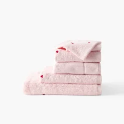 Tapis De Bain|Carré Blanc Tapis de bain coton Adore dragée