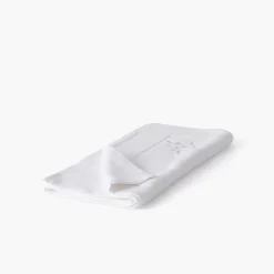 Tapis De Bain|Carré Blanc Tapis de bain coton Equinoxe neige