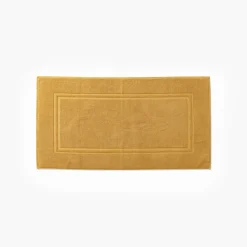 Tapis De Bain|Carré Blanc Tapis de bain coton Lola II miel