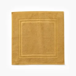 Tapis De Bain|Carré Blanc Tapis de bain coton Lola II miel