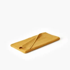 Tapis De Bain|Carré Blanc Tapis de bain coton Lola II miel