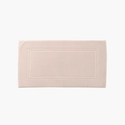 Tapis De Bain|Carré Blanc Tapis de bain coton Lola II lin