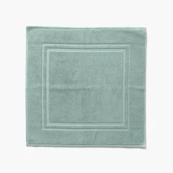 Tapis De Bain|Carré Blanc Tapis de bain coton Lola II argile