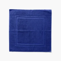 Tapis De Bain|Carré Blanc Tapis de bain coton Lola II cobalt