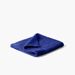 Tapis De Bain|Carré Blanc Tapis de bain coton Lola II cobalt