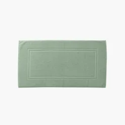 Tapis De Bain|Carré Blanc Tapis de bain coton Lola II sauge